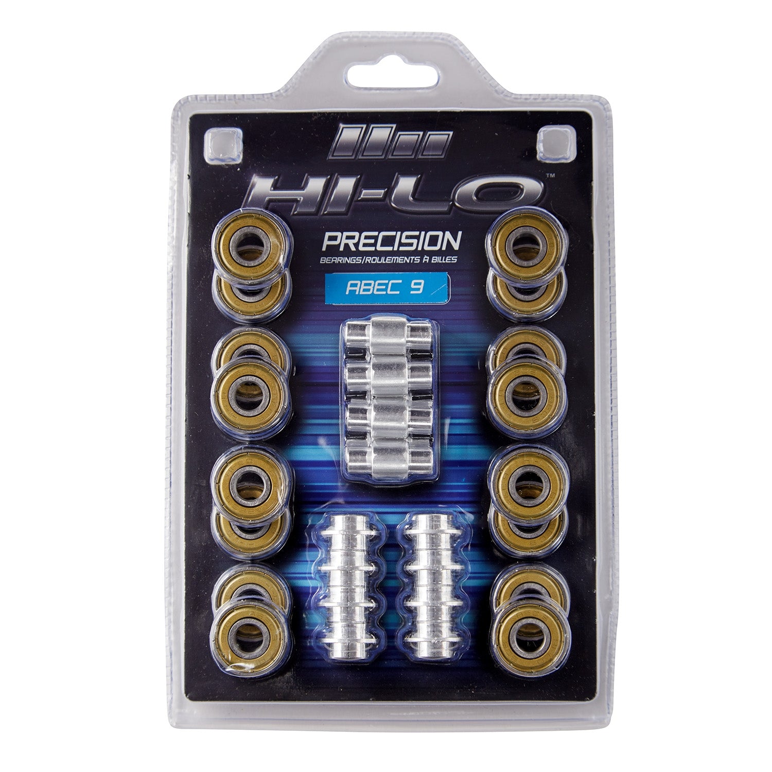 Bauer HiLo ball bearings Precision Abec 9 - 608 for inline skates